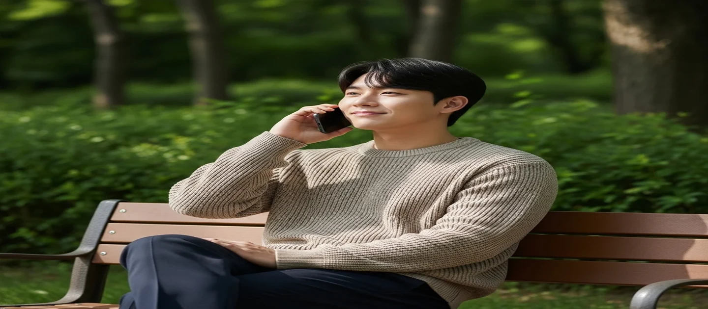 할부 개월 수 상담을 진행하는 장면을 담은 참고 사진