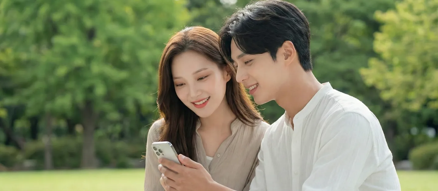 이용 후 확인 상담을 진행하는 장면을 담은 참고 사진